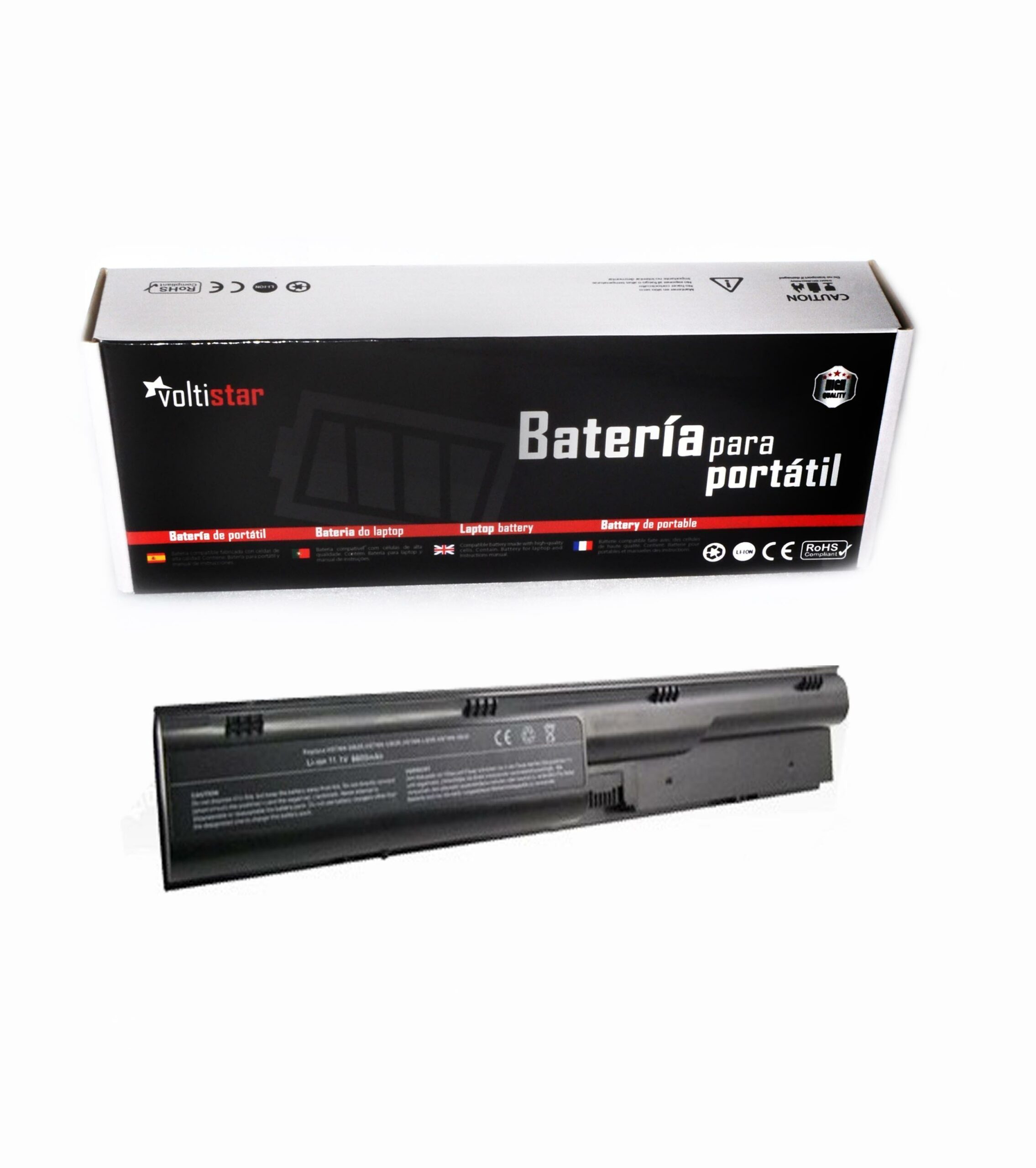 Bateria para Portátil HP Probook 4330s, 4430s, 4530s Series - 10.8V/11.1V 5200mAh - P/N: 633733-1A1, HSTNN-DB2R