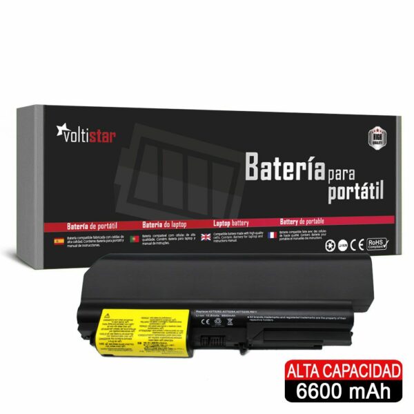 Bateria para Portátil Lenovo ThinkPad T400 R400 R61 T61 - P/N 41U3198 e Mais