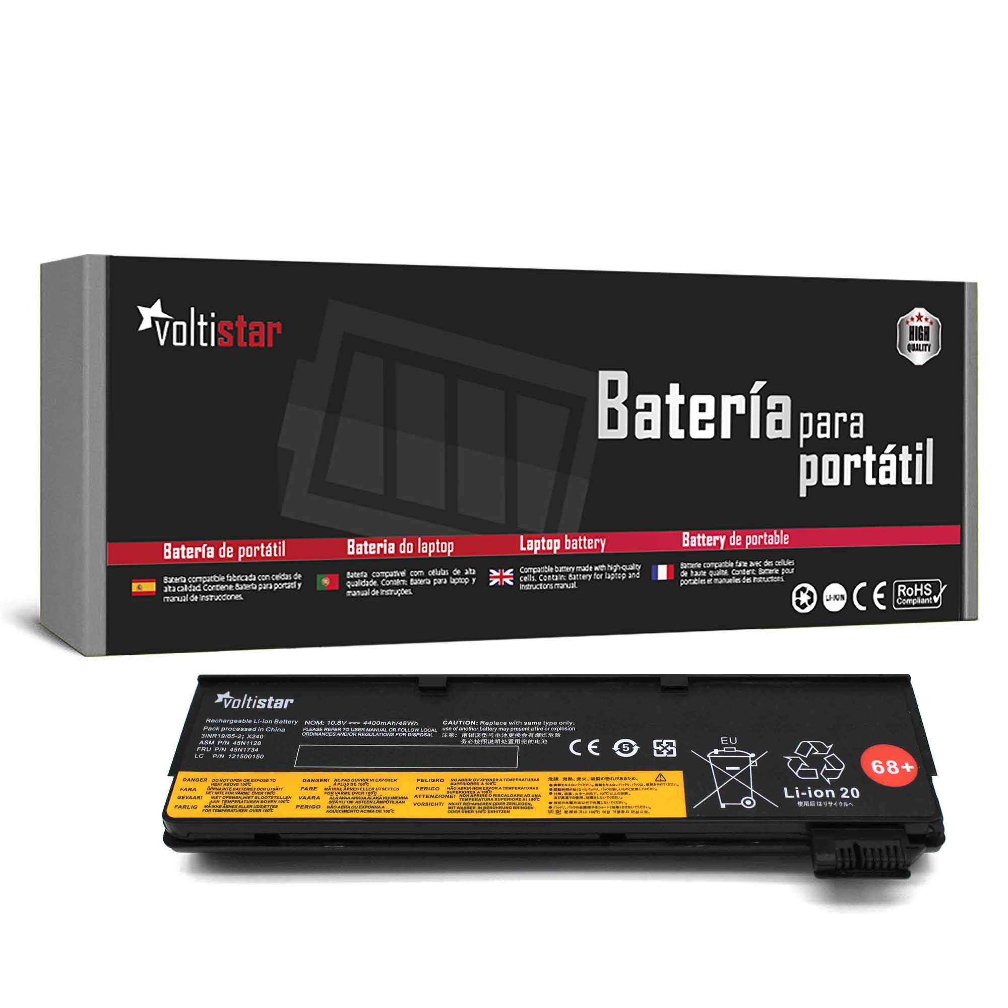 Bateria para Portátil Lenovo ThinkPad T440 T440S X240 X250 X270 L450 L460 L470 S440 S540 - 10.8V/11.1V 4400mAh