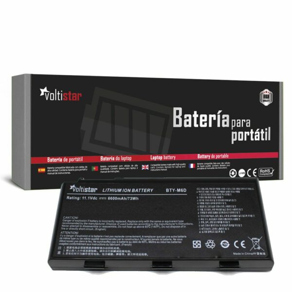 Bateria para Portátil MSI GX680-245US | Compatível com BTY-M6D