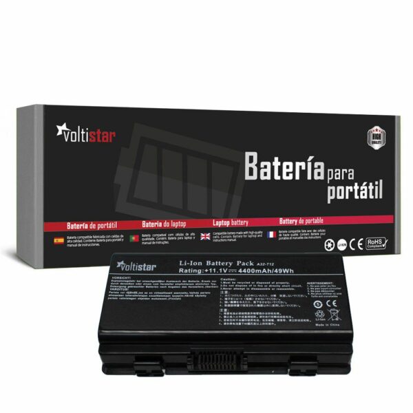 Bateria para Portátil Packard Bell EasyNote MX Series, Asus T12 e X51 Series - A32-T12, A32-X51