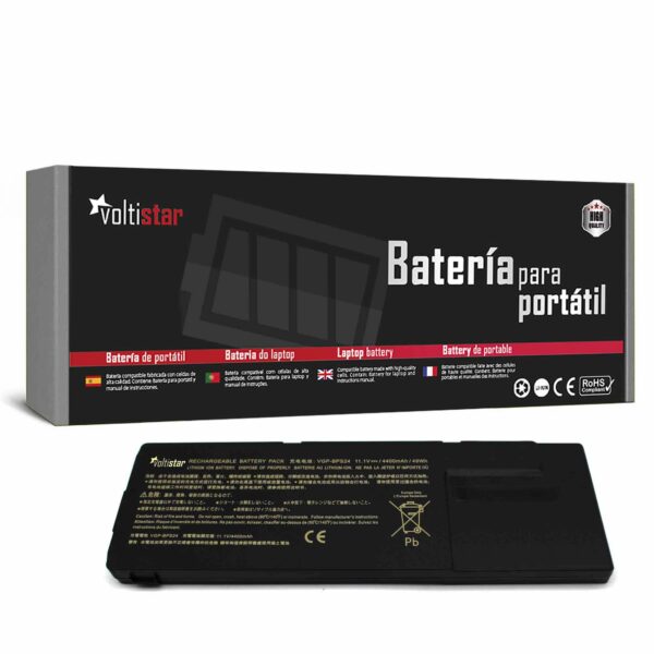 Bateria para Portátil Sony VAIO VGP-BPS24, BPS24, PCG-41215L, PCG-41216L, PCG-41216W, PCG-41217