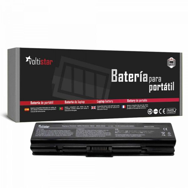 Bateria para Portátil Toshiba Satellite A200 A300 L300 M200 Series PA3534U-1BRS PA3535U-1BAS 10.8V 4400mAh