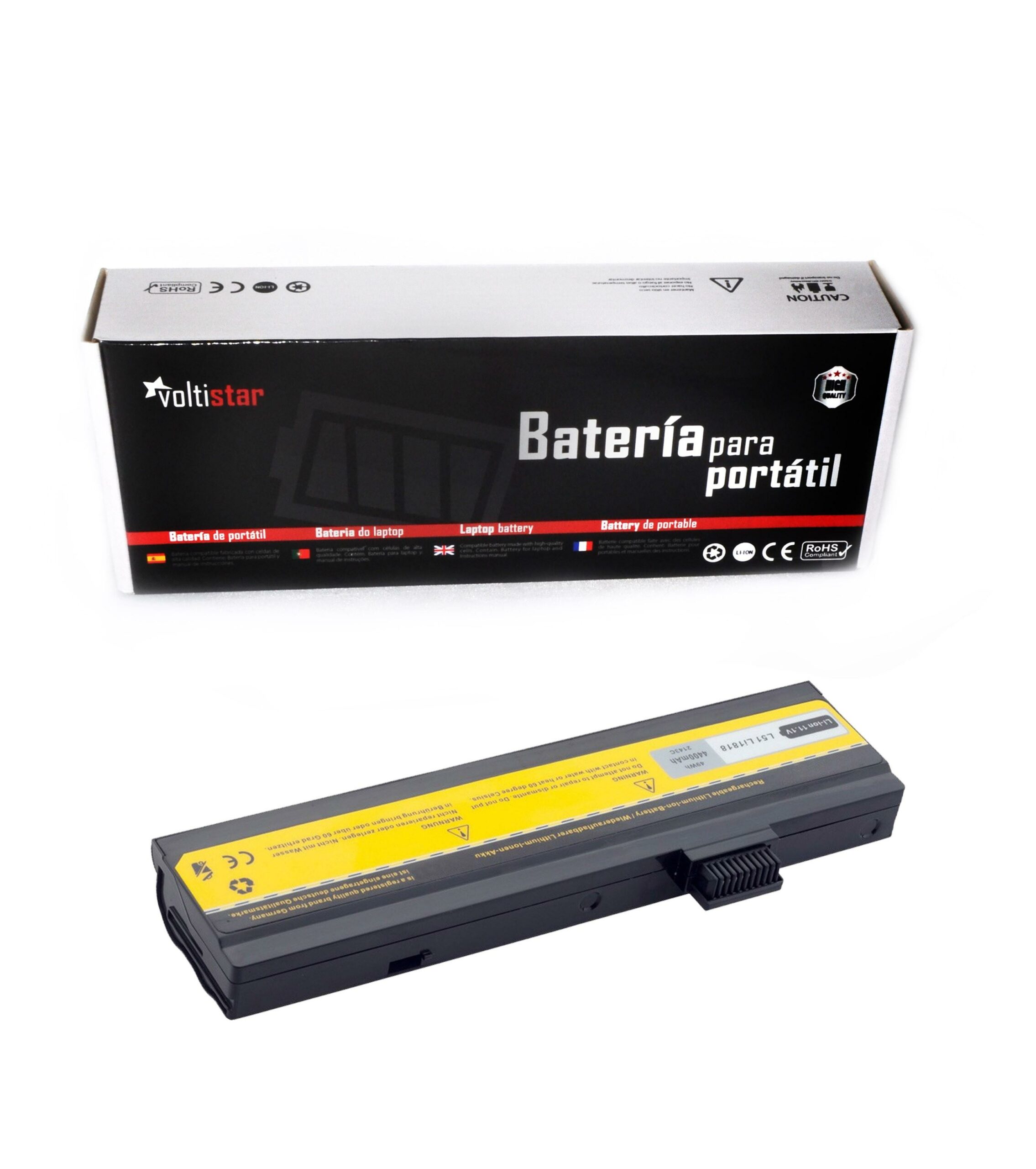 Bateria para Portátil Uniwill L51 L70 Series - 10.8V 4400mAh 6 Células