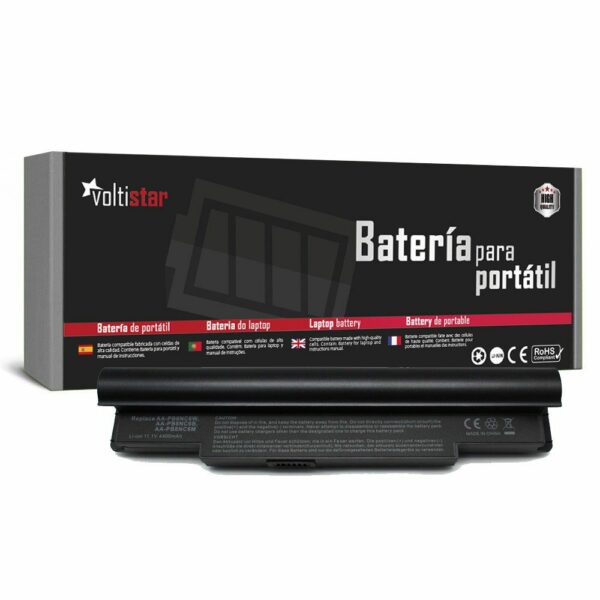 Bateria para Portátil Samsung N130, N140, N510, NC10 Series - 11.1V 4400mAh - Compatível AA-PB1TC6B