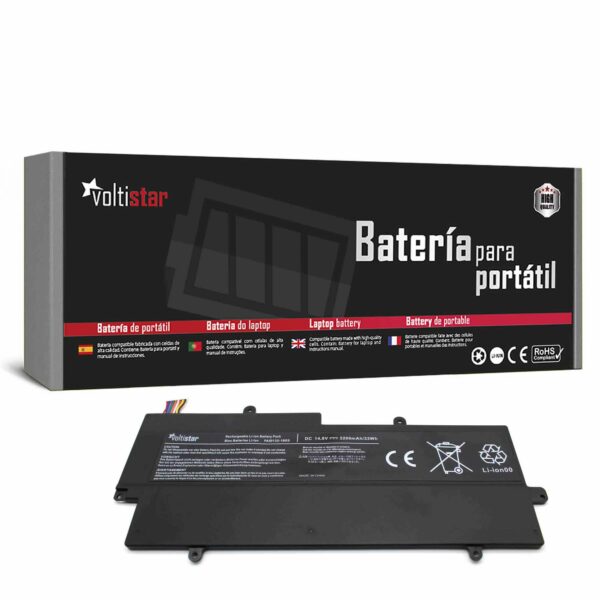 Bateria para Portátil Toshiba Portege Z830 Z835 Z930 Z935 Series 14.8V 2900mAh