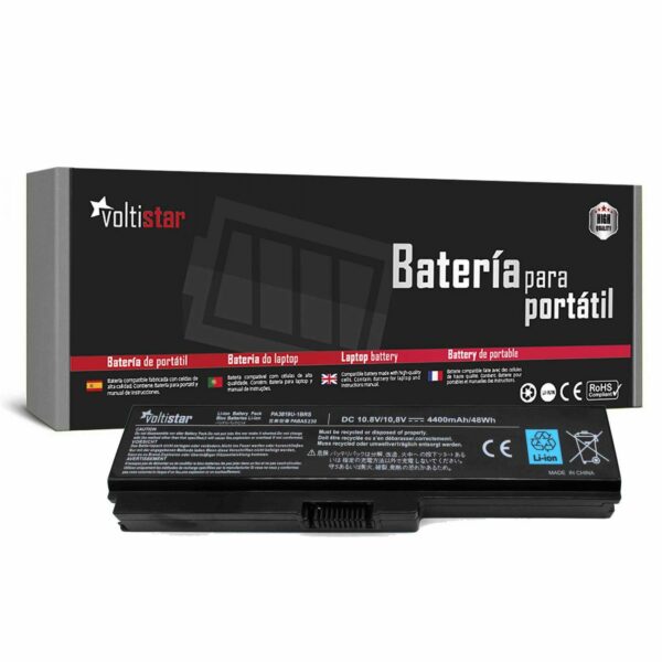 Bateria de Substituição para Portátil Toshiba Satellite L630, L635, L640, L640D, L645, L645D, L650, L755 - Alta Capacidade