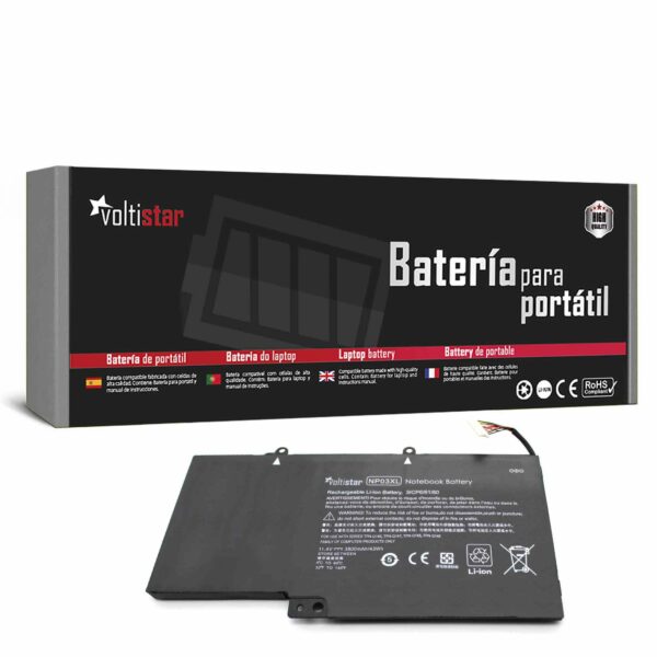 Bateria para Portátil HP Pavilion x360, Envy 15-U Series - 11.4V 3800mAh (NP03XL)
