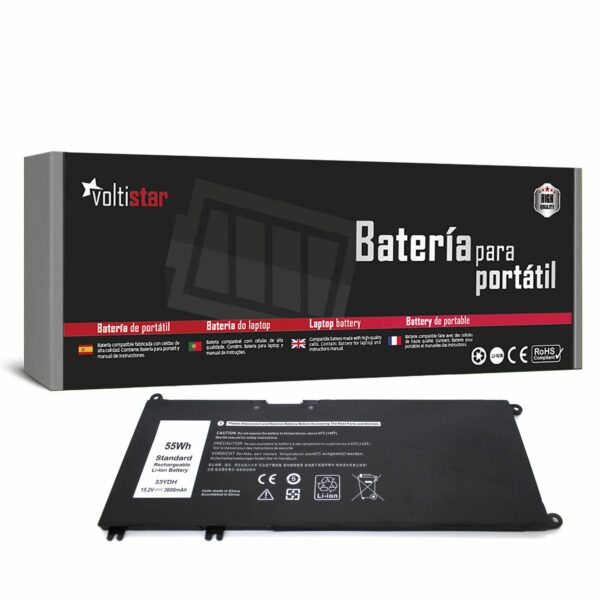 Bateria para Portátil Dell Inspiron 15 7577, 17-7779, G3, G5, G7 Series - P/N 33YDH