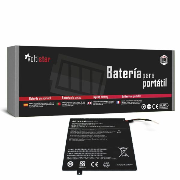 Bateria para Portátil Acer Aspire Switch 10 SW5-011 SW5-012 - AP14A4M AP14A8M