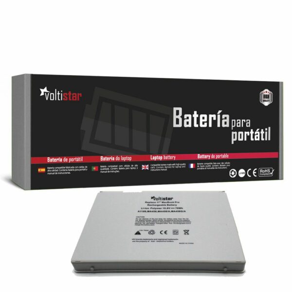 Bateria Portátil Apple MacBook A1189 17 Polegadas - 10.8V 70Wh - Compatível com MacBook Pro 17" Series