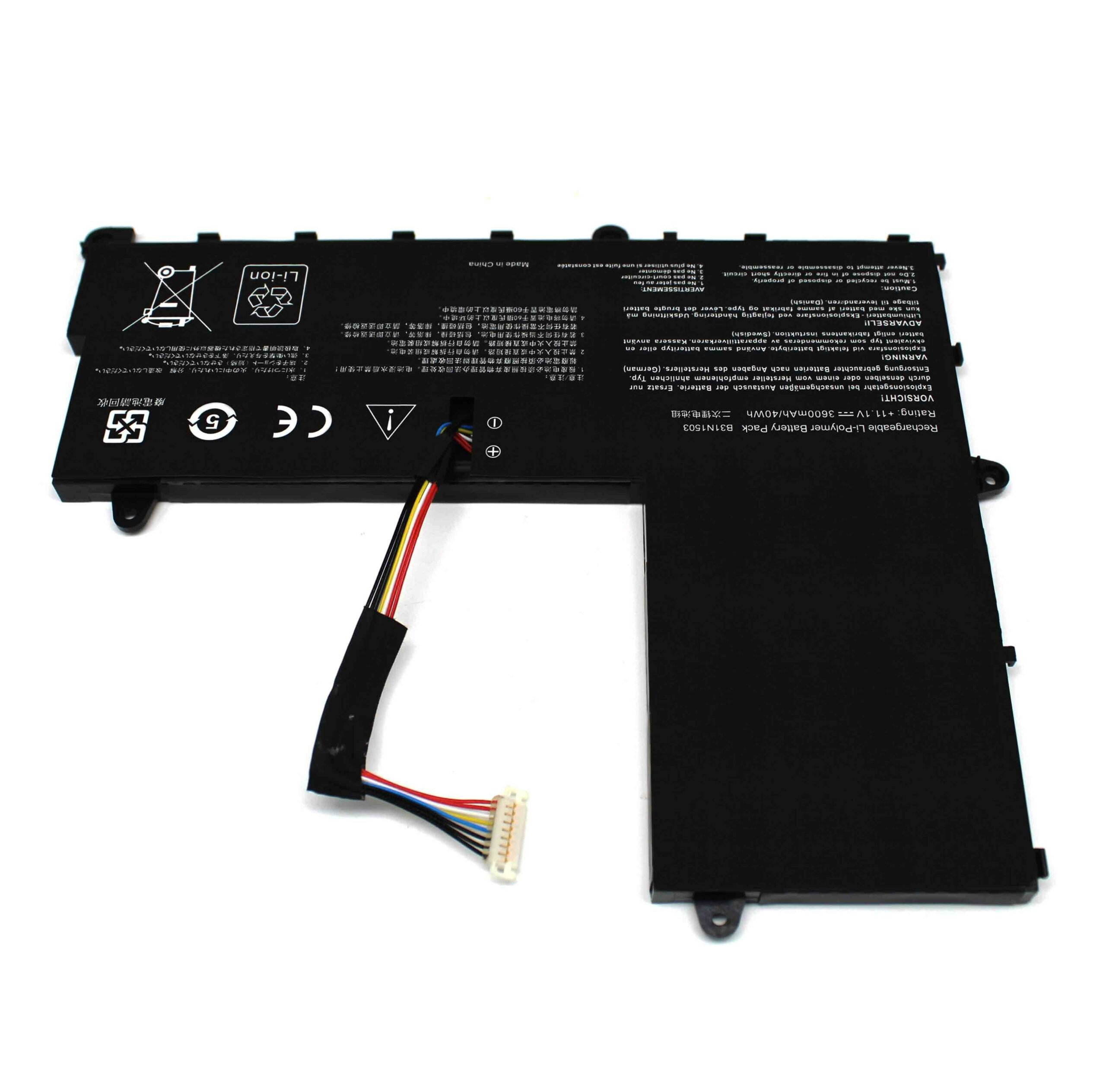 Bateria para Portátil Asus EeeBook E202SA R206SA Series - P/N B31N1503 0B200-01690000 - Image 2