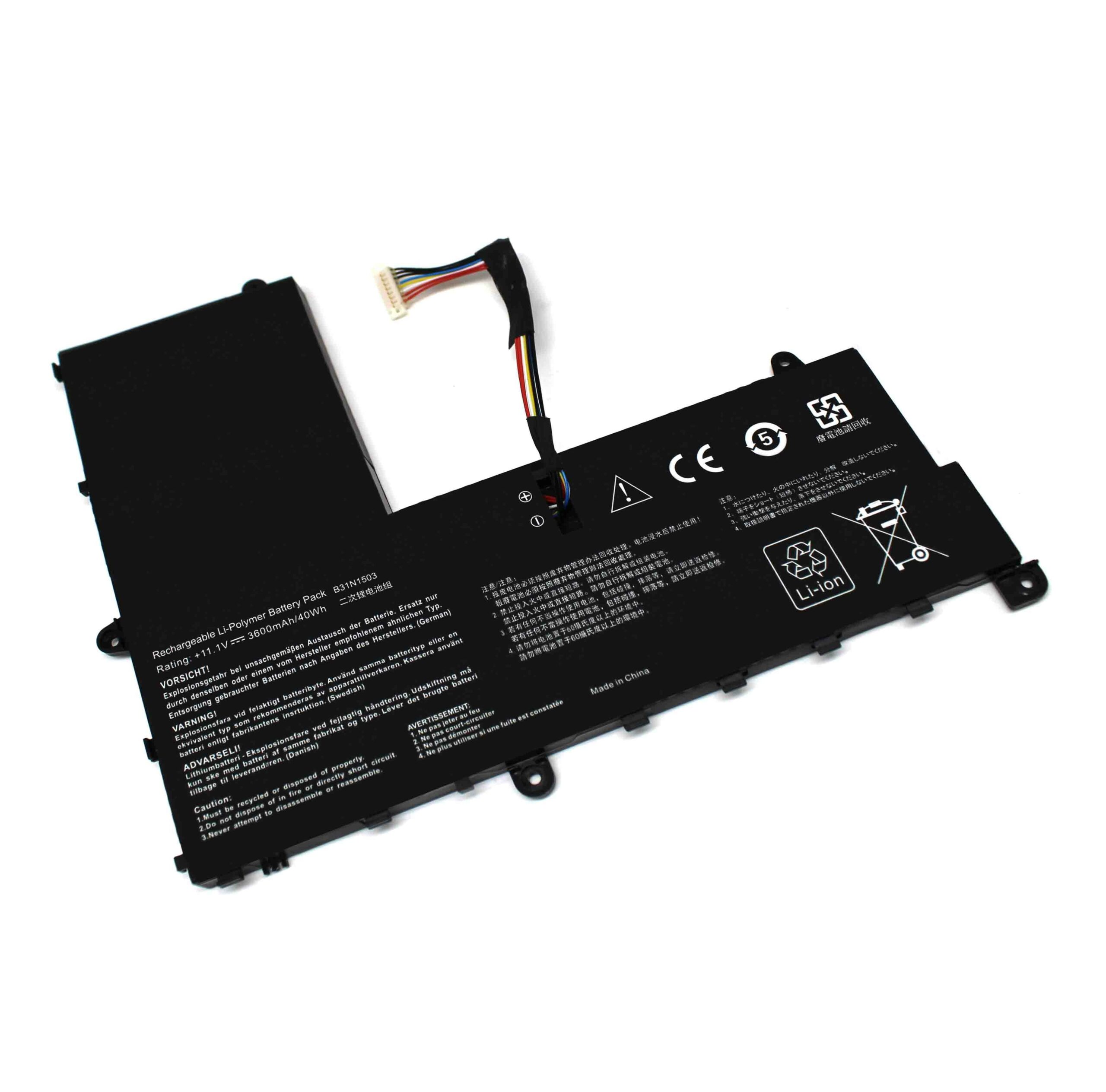 Bateria para Portátil Asus EeeBook E202SA R206SA Series - P/N B31N1503 0B200-01690000 - Image 3