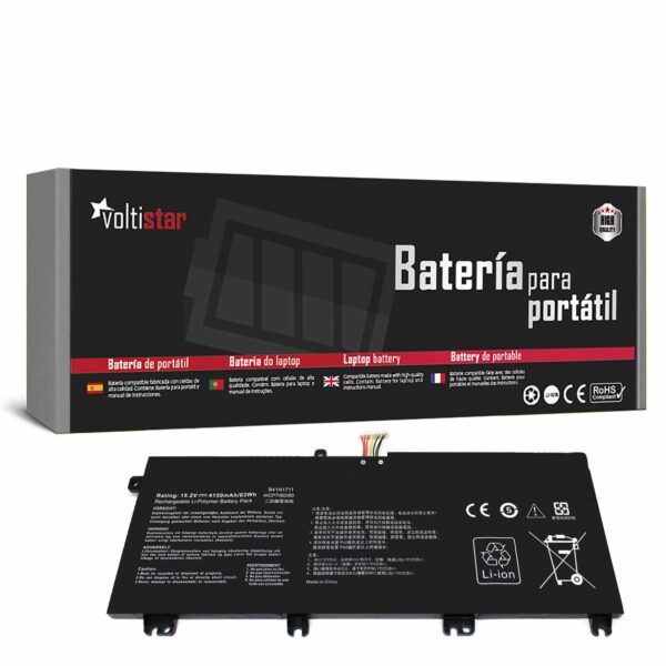 Bateria para Portátil ASUS ROG Strix GL503 GL703V FX705 ZX63 ZX73 B41N1711 0B200-02730100 - Green Computer