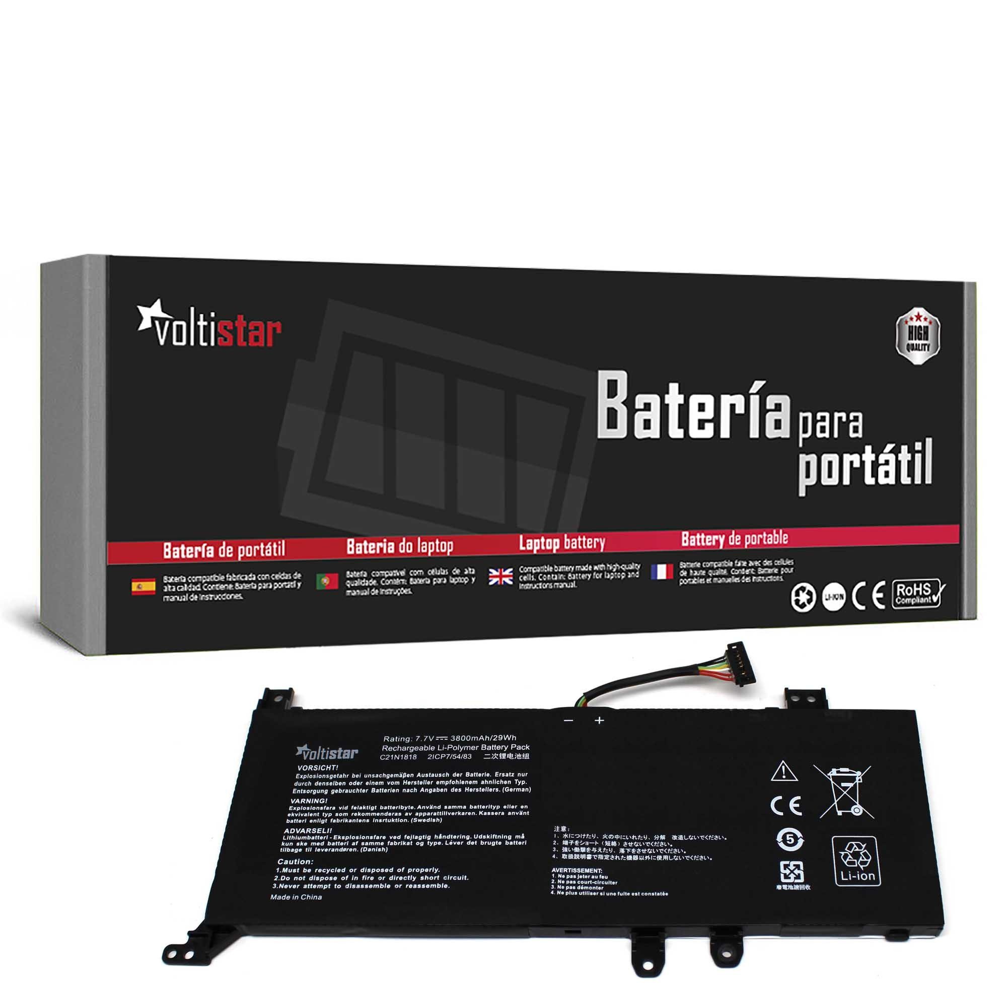 Bateria para Portátil Asus VivoBook 14 F412 X412, VivoBook 15 X512 F512 Series - P/N C21N1818