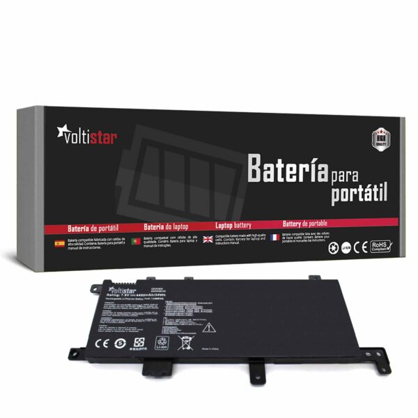 Bateria para Portátil Asus VivoBook R542UR X542U FL5900L - P/N C21N1634