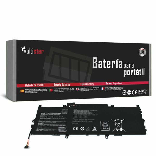 Bateria para Portátil Asus ZenBook 13 UX331FN UX331UA UX331UN U3100FN - P/N C41N1715