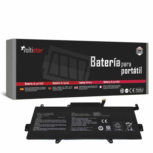 Bateria para Portátil ASUS ZenBook UX330, UX330U, UX330UA, U3000U - C31N1602, 0B200-02090000