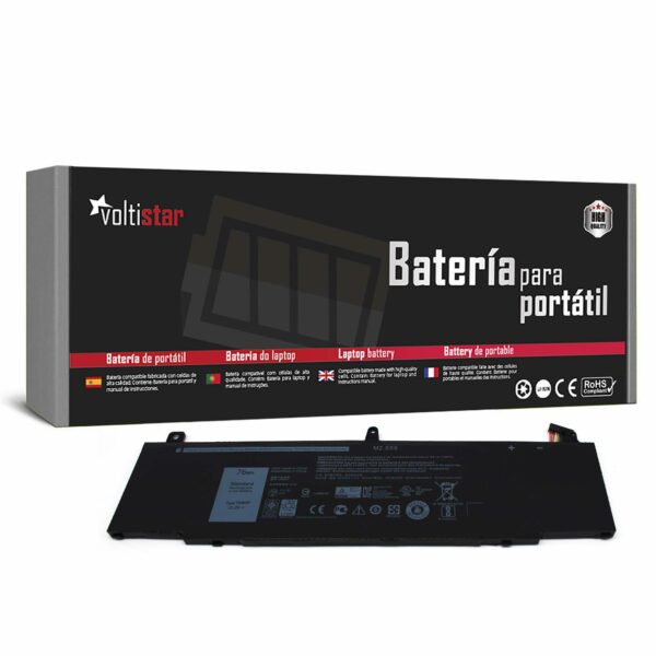 Bateria para Portátil Dell Alienware 13 R3 ALW13C-D2738 ALW13C-D2838 TDW5P 15.2V 76Wh