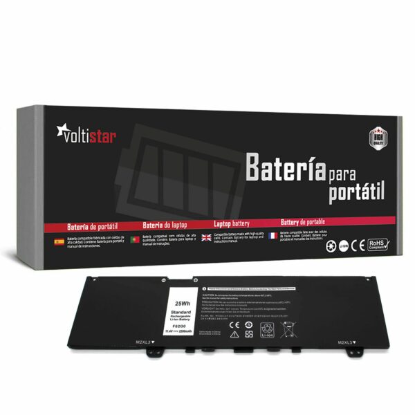 Bateria para Portátil Dell Inspiron 13 7370 7373 7380 7386 5370 Vostro 5370 F62G0 39DY5