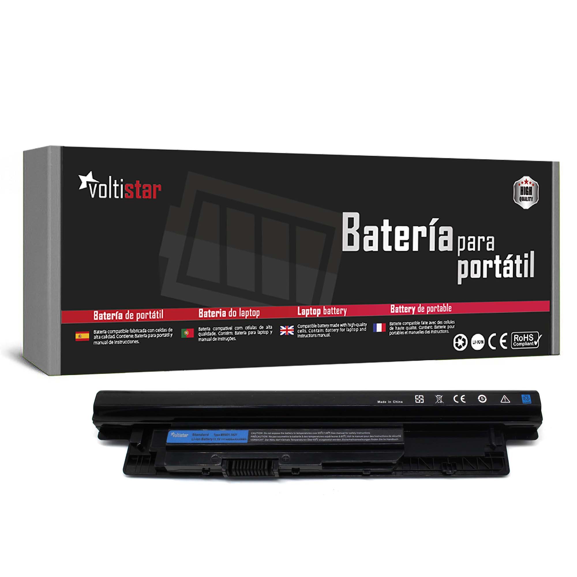 Bateria para Portátil Dell Inspiron 14, 15, 17 Series, Vostro 2421, 2521 - P/N: MR90Y, XCMRD