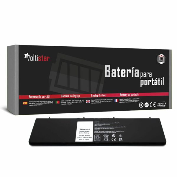 Bateria para Portátil Dell Latitude 14 7000 E7450 E7440 E7420 - 11.1V 34Wh - P/N 34GKR 451-BBFT