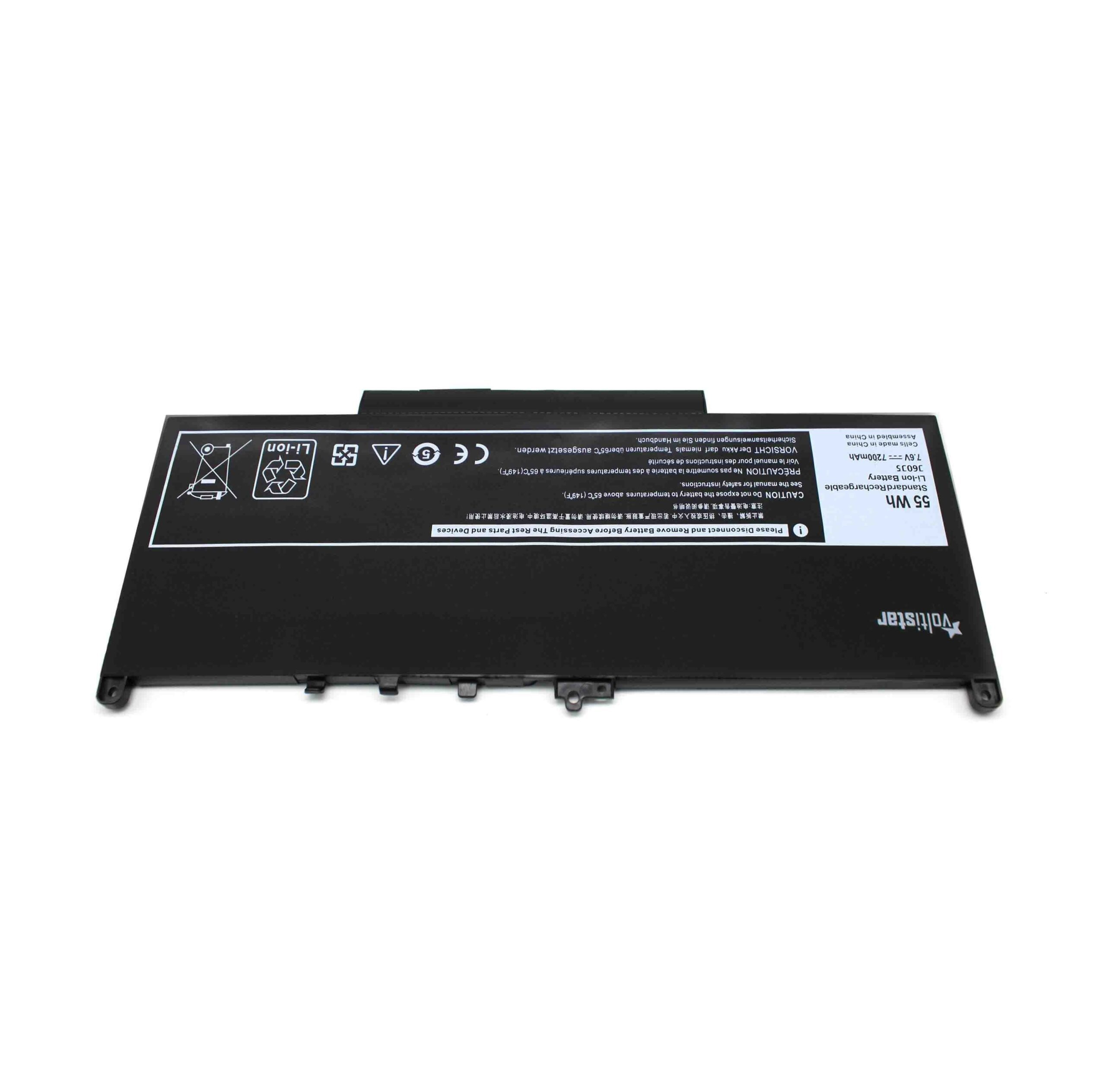 Bateria para Portátil Dell Latitude E7270 E7470 Series - 7.6V 55Wh - Green Computer - Image 2