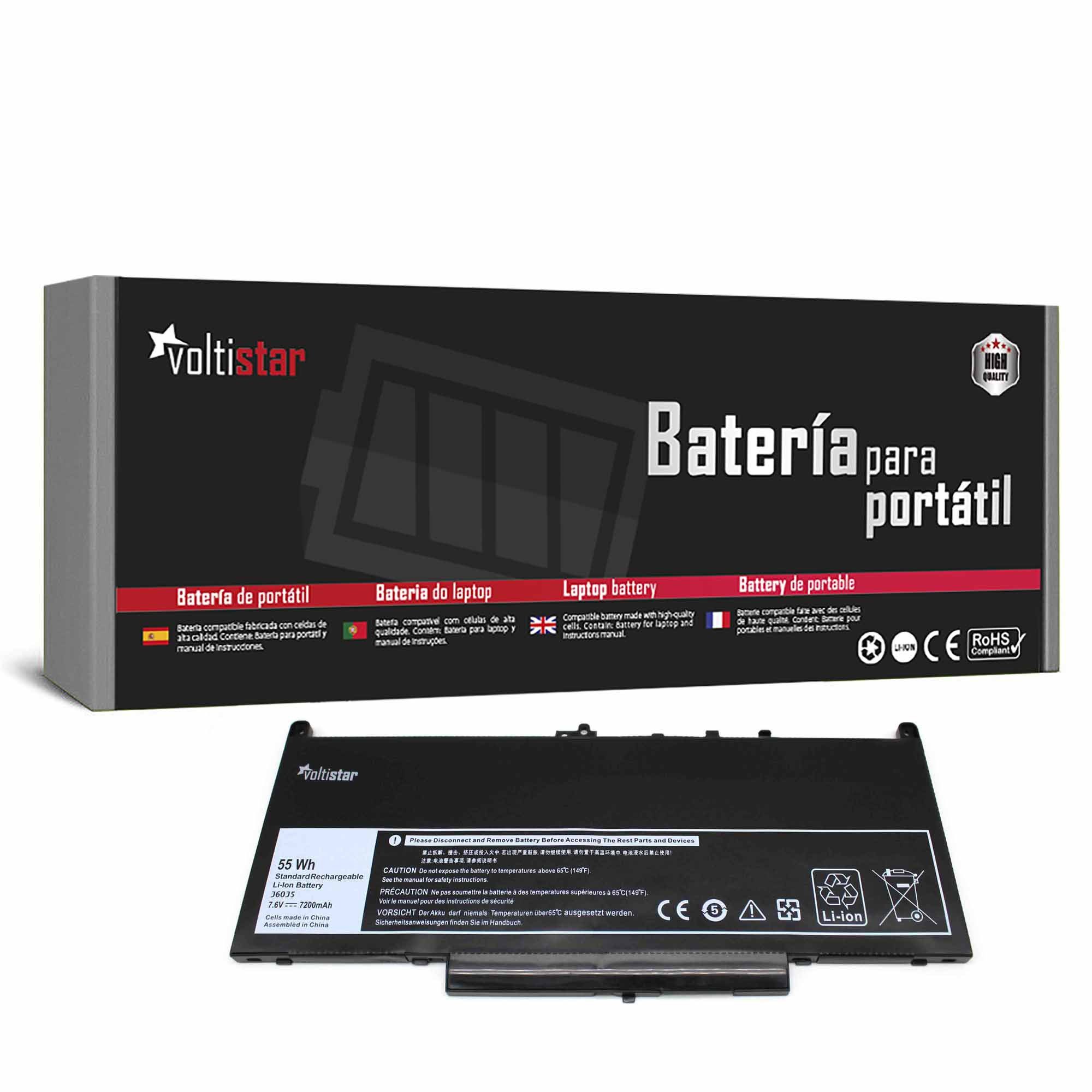Bateria para Portátil Dell Latitude E7270 E7470 Series - 7.6V 55Wh - Green Computer