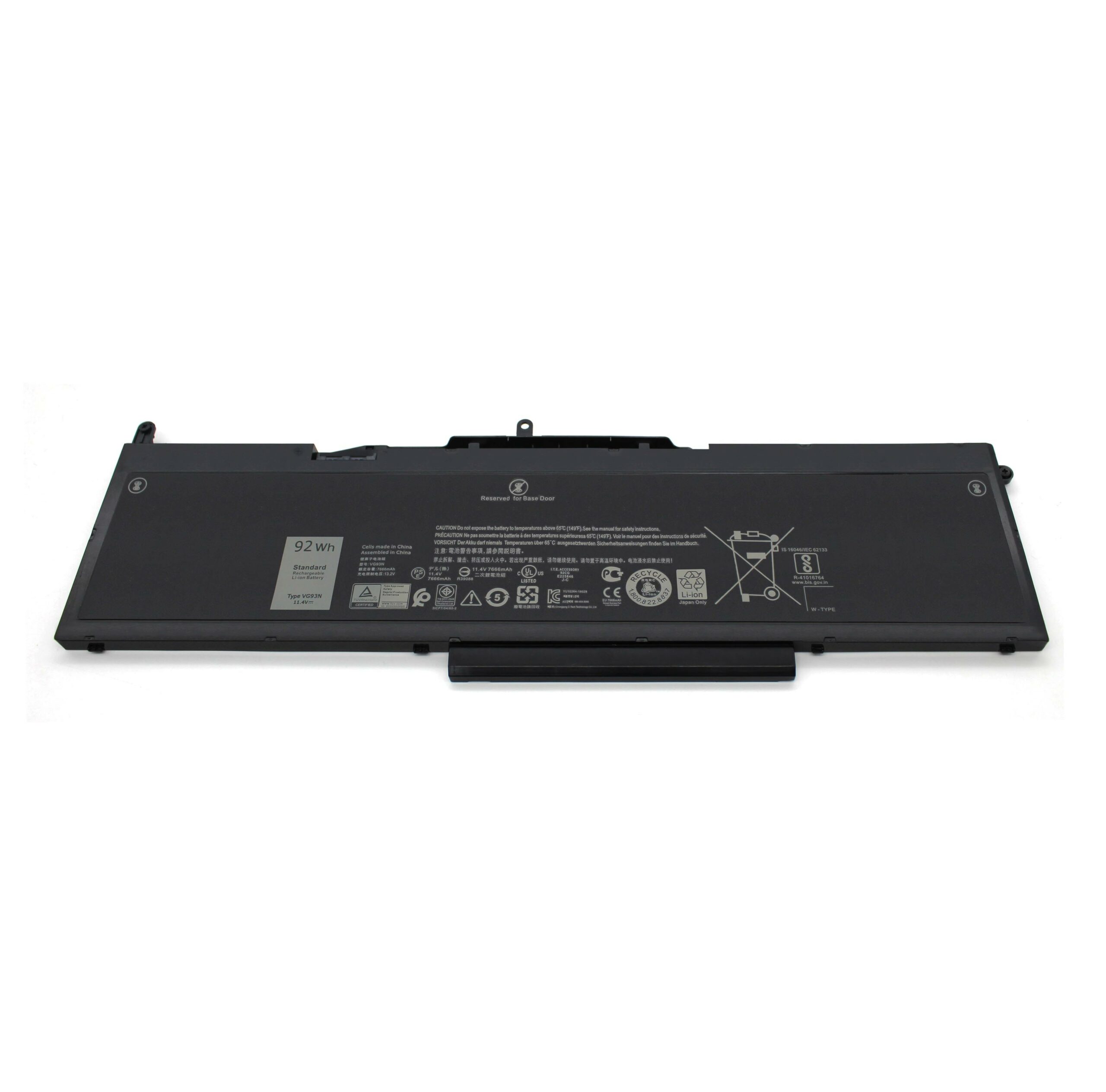 Bateria para Portátil Dell Precision 15 3520, Inspiron 15 3520, Latitude 15 5580 - P/N VG93N, WFWKK - 11.4V 6000mAh