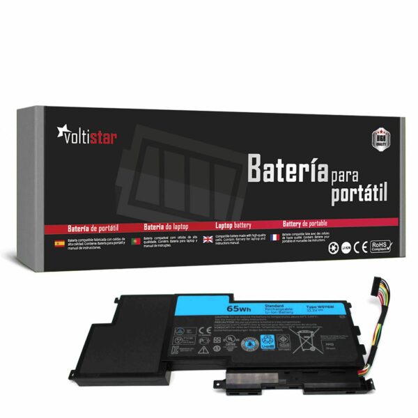 Bateria para Portátil Dell XPS 15 L521X - Compatível com 09F233, W0Y6W, 3NPC0, 9F2JJ