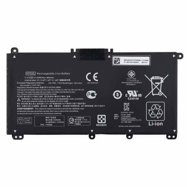 Bateria para Portátil HP 240 G7, 250 G7, 15-CS, 17-BY Series - HT03XL