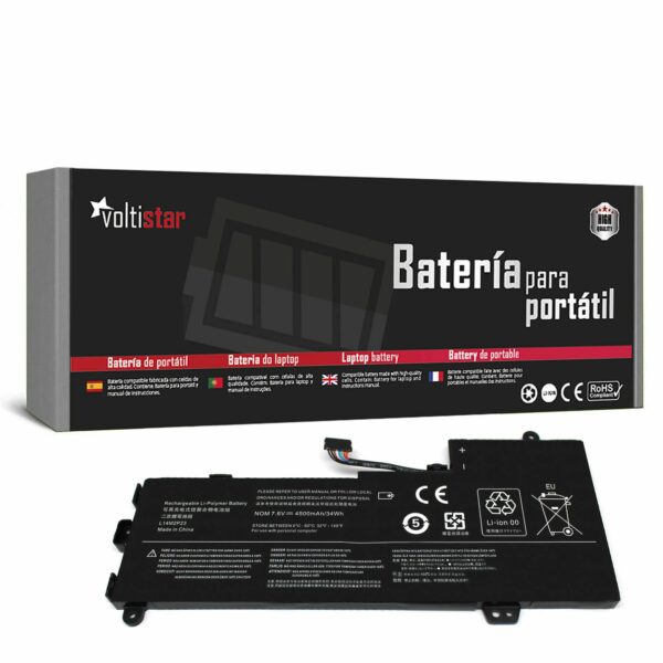 Bateria para Portátil Lenovo L14M2P24 L14S2P22 - 7.6V 4500mAh