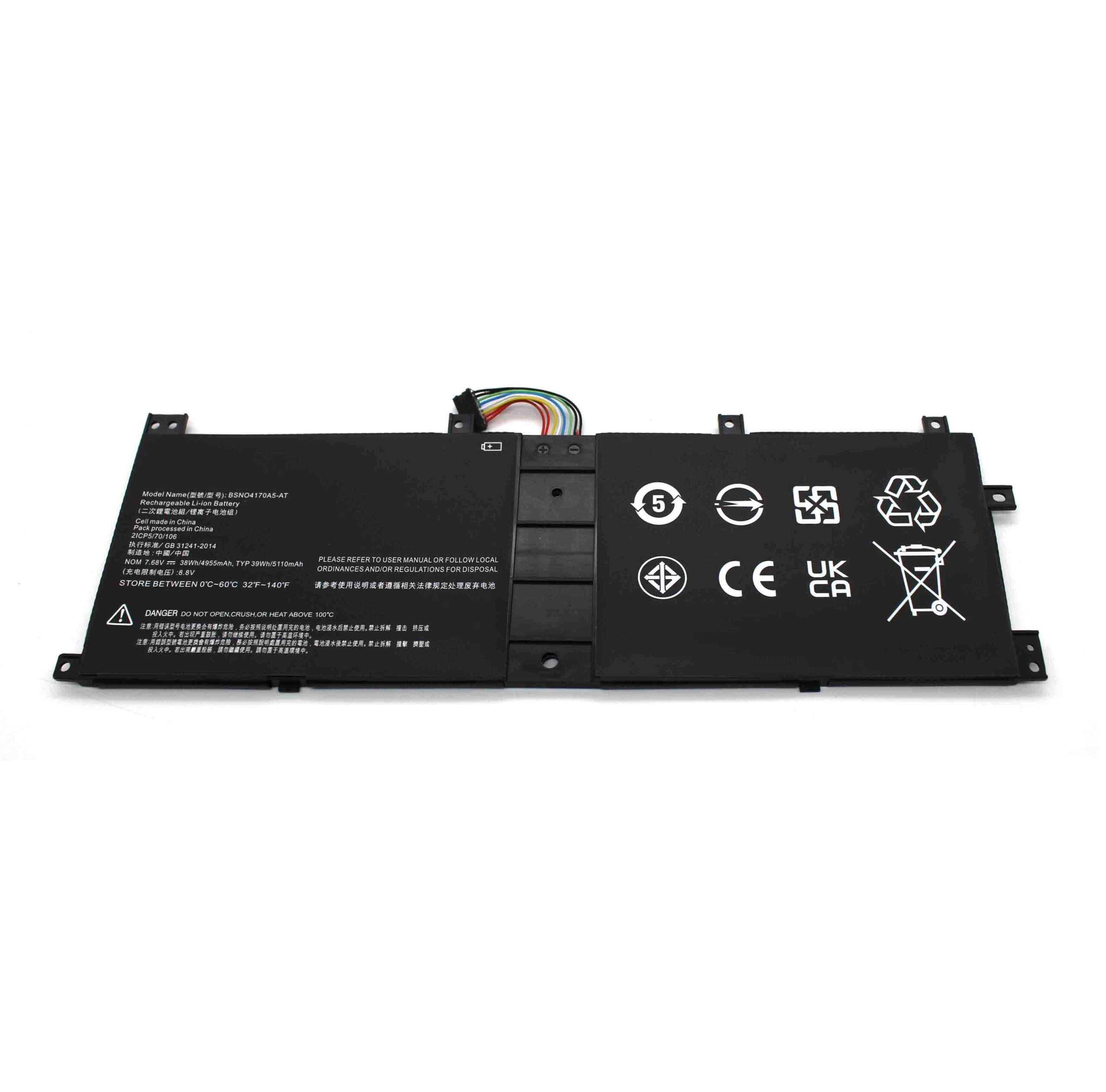 Bateria para Portátil Lenovo Miix 520, 510, G40, G50 Series - P/N BSNO4170A5-AT e Compatíveis