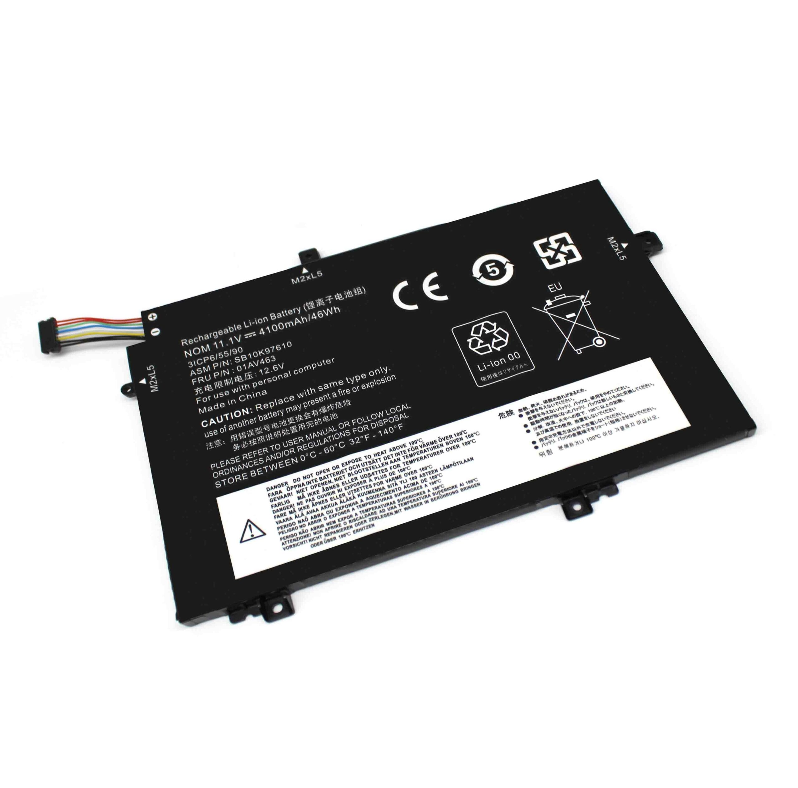Bateria para Portátil Lenovo ThinkPad L480 L580 L590 Series - Compatível com L17L3P52, 01AV466 - Image 3
