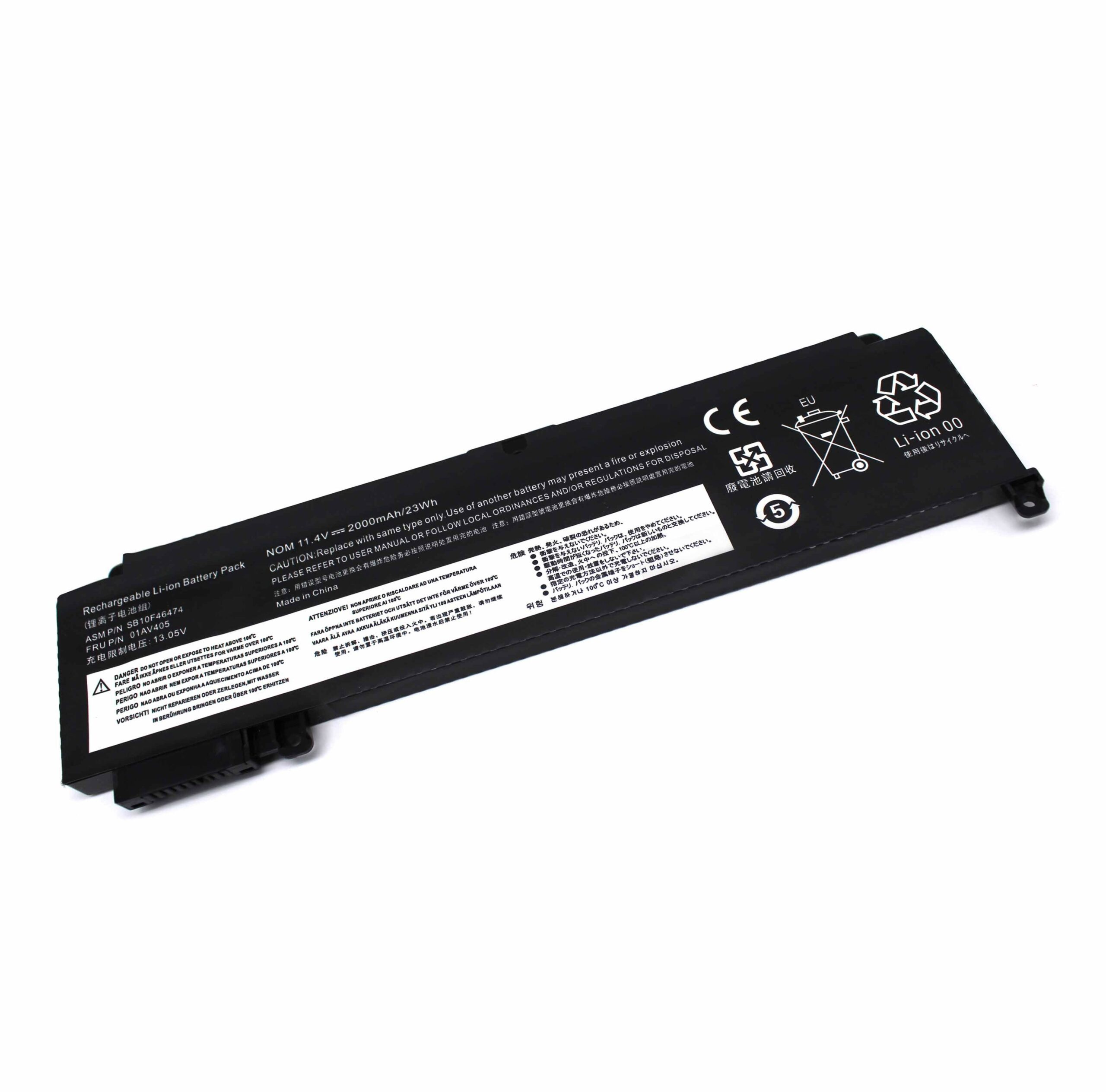 Bateria para Portátil Lenovo ThinkPad T460S T470S - 11.4V 2000mAh - Compatível com 01AV405 01AV406 01AV407 - Image 3