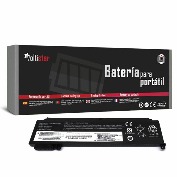 Bateria para Portátil Lenovo ThinkPad T460S T470S - 11.4V 2000mAh - Compatível com 01AV405 01AV406 01AV407