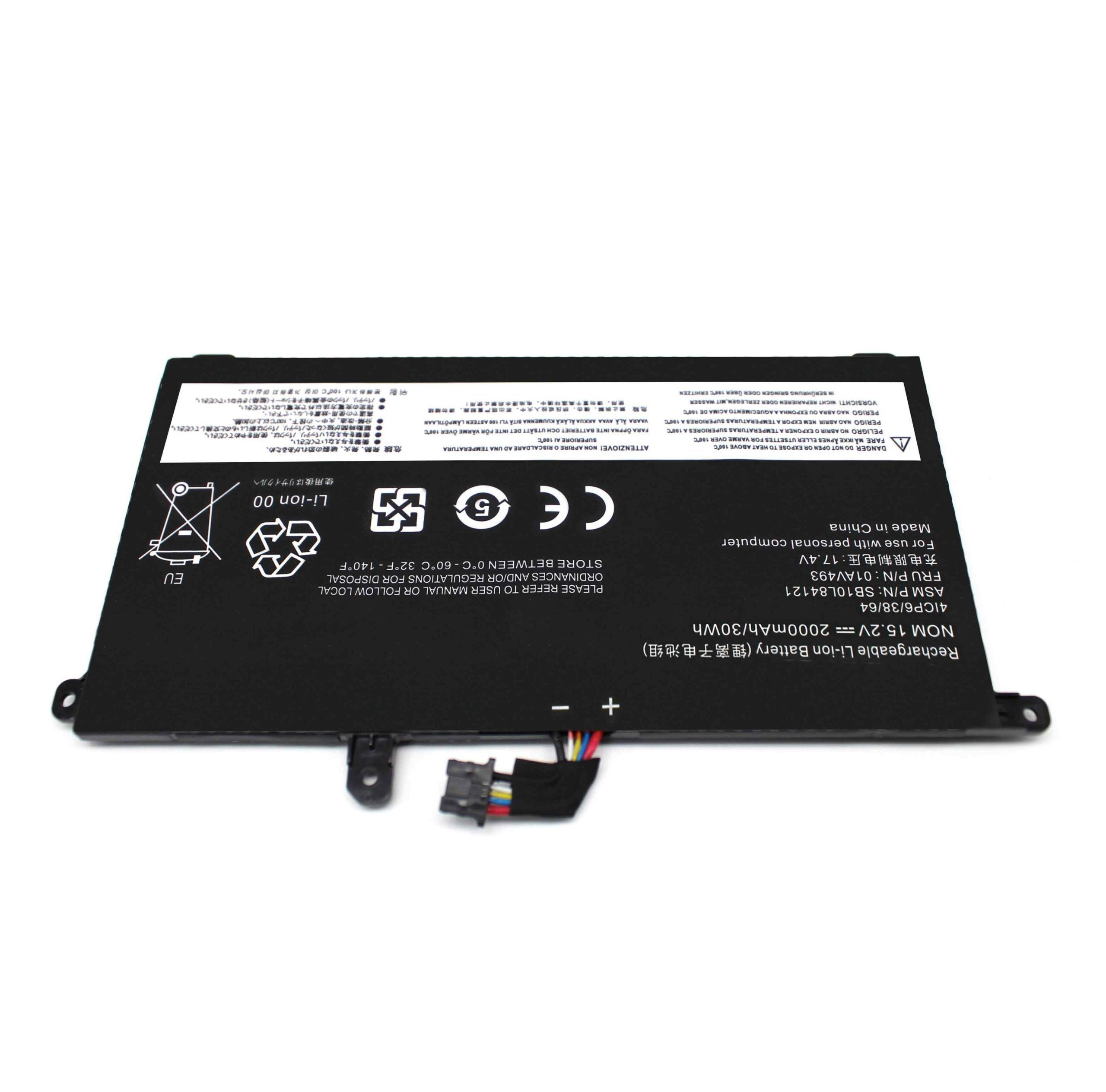 Bateria para Portátil Lenovo ThinkPad T570, T580, P51S, P52S - P/N 00UR891 | Green Computer - Image 2
