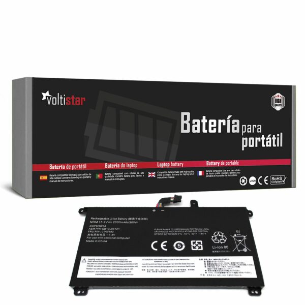Bateria para Portátil Lenovo ThinkPad T570, T580, P51S, P52S - P/N 00UR891 | Green Computer