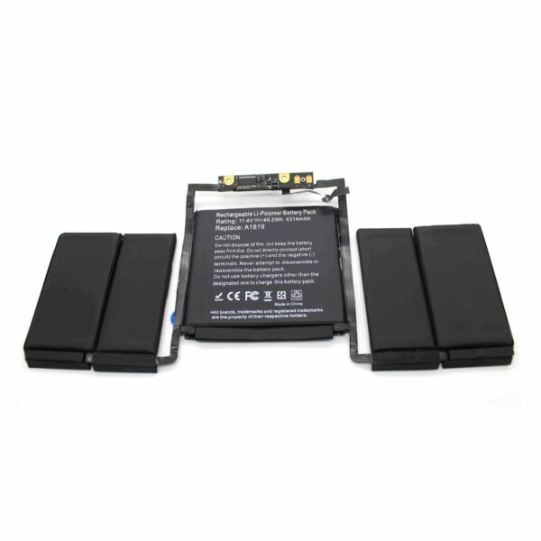 Bateria para Portátil Apple MacBook Pro A1706 A1707 A1819 (Late 2016 / Mid 2017) - 11.4V 49.2Wh - P/N: 020-01728