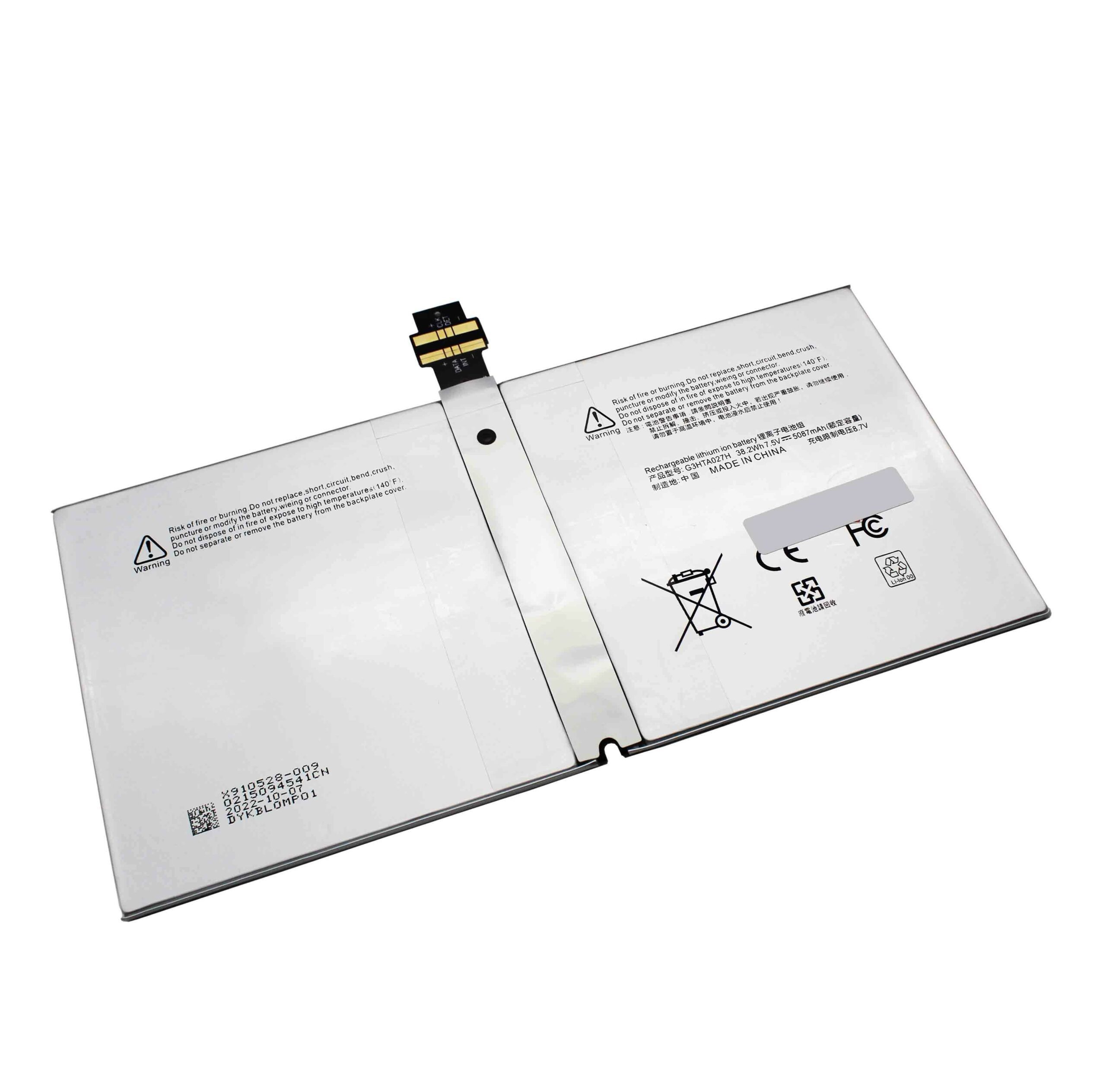 Bateria para Portátil Microsoft Surface Pro 4 1724 - Compatível G3HTA027H DYNR01 - 7.6V 4900mAh - Image 3