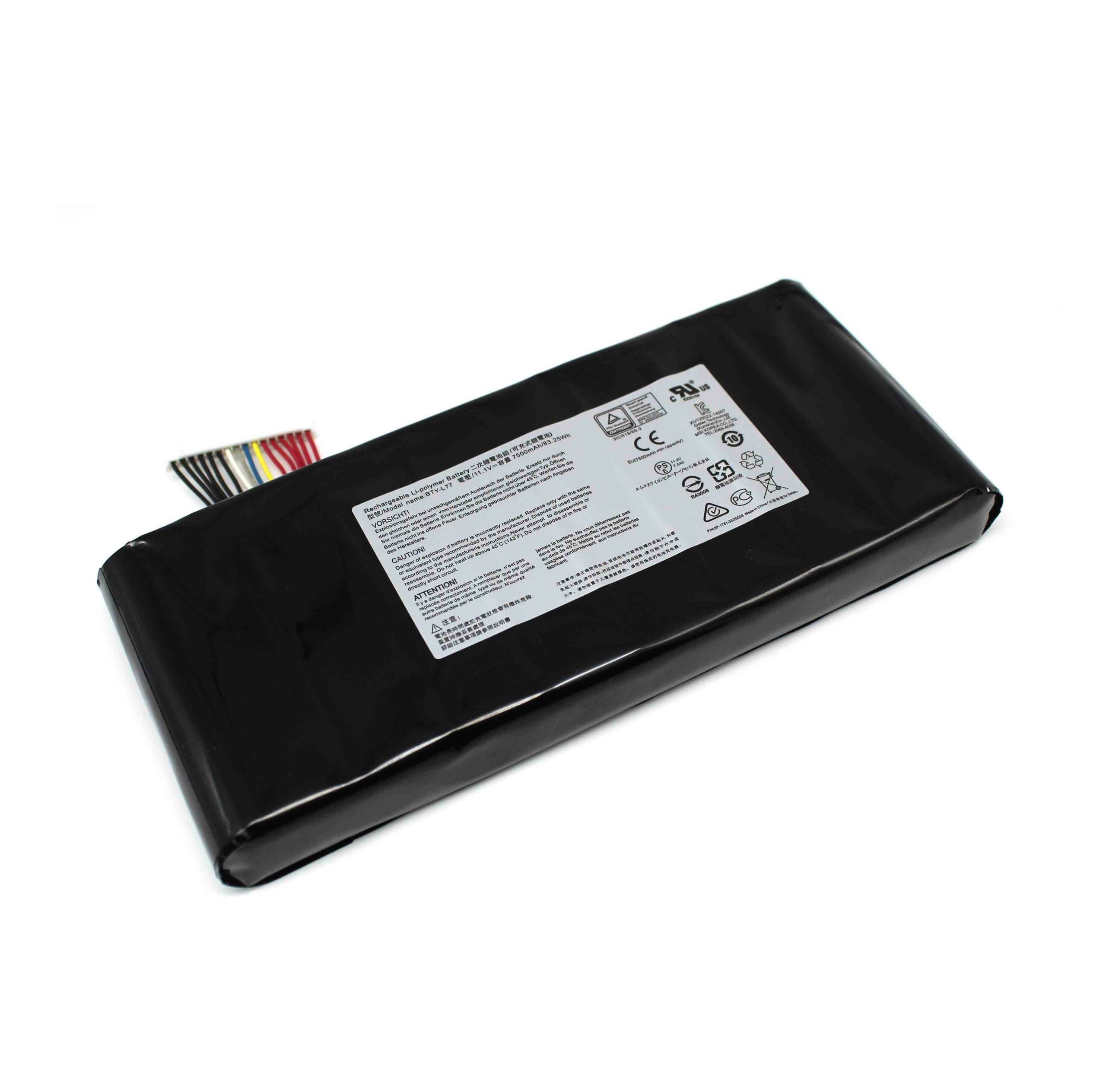 Bateria para Portátil MSI GT72, GT72S, GT80, GT725, GT72VR, WT72 Series - P/N BTY-L77 - 11.1V 6600mAh - Image 4