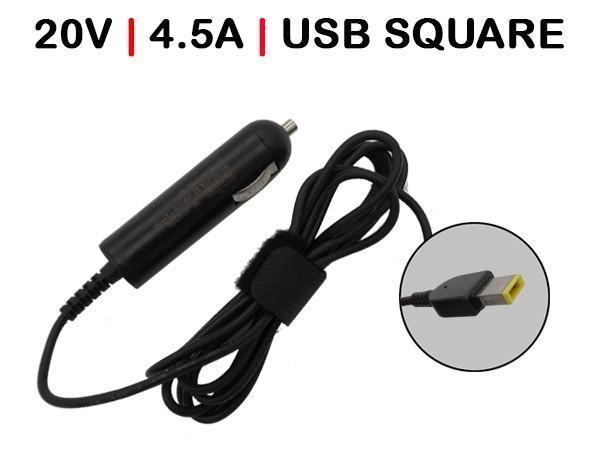 Carregador para Portátil Lenovo IdeaPad 700-15ISK Y40 Y40-70 | 20V 4.5A 90W | Conector Square USB