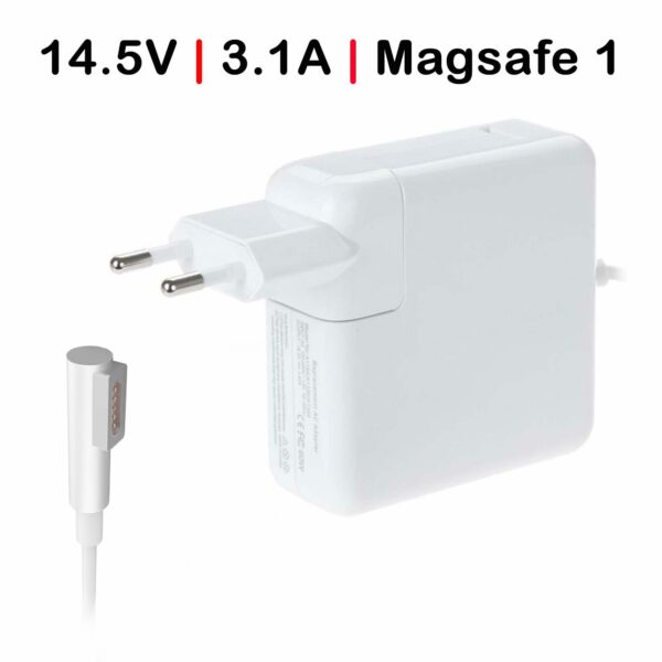 Carregador Portátil Apple MacBook Air 45W Magsafe 1 - Compatível A1370 A1237 A1369