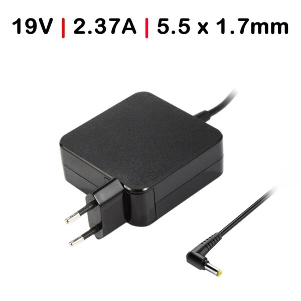 Carregador para Portátil Acer Aspire E5 Series 19V 2.37A 45W 5.5x1.7mm - Compatível com ADP-45HE B