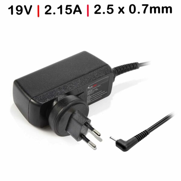 CARREGADOR PARA PORTATIL ASUS 2.5X0.7 MM 40W DE PARED