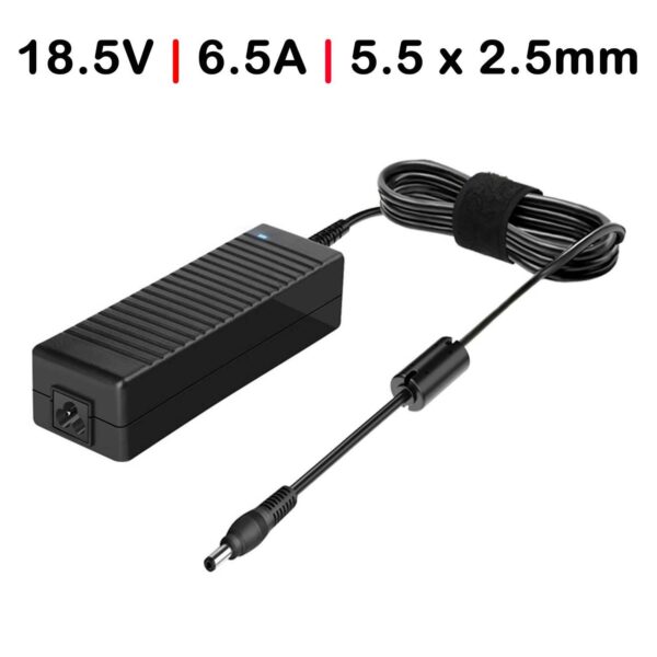 Carregador para Portátil HP Compaq R3000, ZT3000, HP Pavilion ZV5000, ZD7000 Series 18.5V 6.5A 120W Conector 5.5x2.5mm
