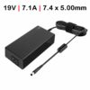 Carregador Portátil HP 19V 7.1A 135W 7.4x5.0mm para Presario X6000 R4000, Pavilion ZV6000, Compaq nx/nc/nw Series