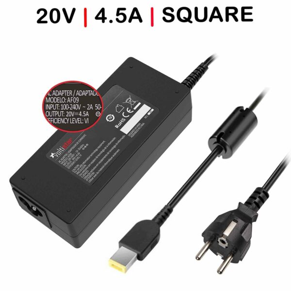 Carregador Portátil Lenovo ThinkPad L450 - 20V 4.5A (90W) - Compatível