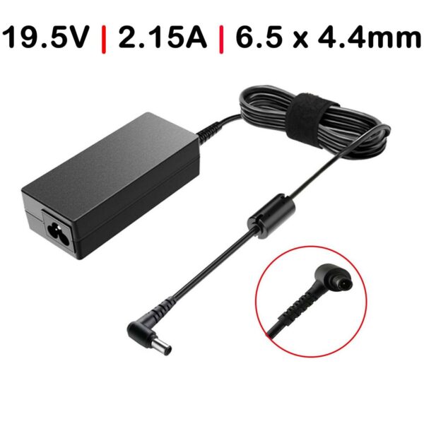 Carregador para Portátil Sony VAIO PCG-C1 PCG-C1XD PCG-C1XG PCGA-ACX1 19.5V 2.15A 42W Conector 6.5x4.4mm