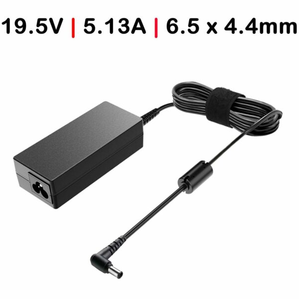 Carregador para Portátil Sony Vaio 19.5V 5.13A 100W - Compatível PCG-GRT, PCG-FRV, VGN-A Series (Conector 6.5x4.4mm)